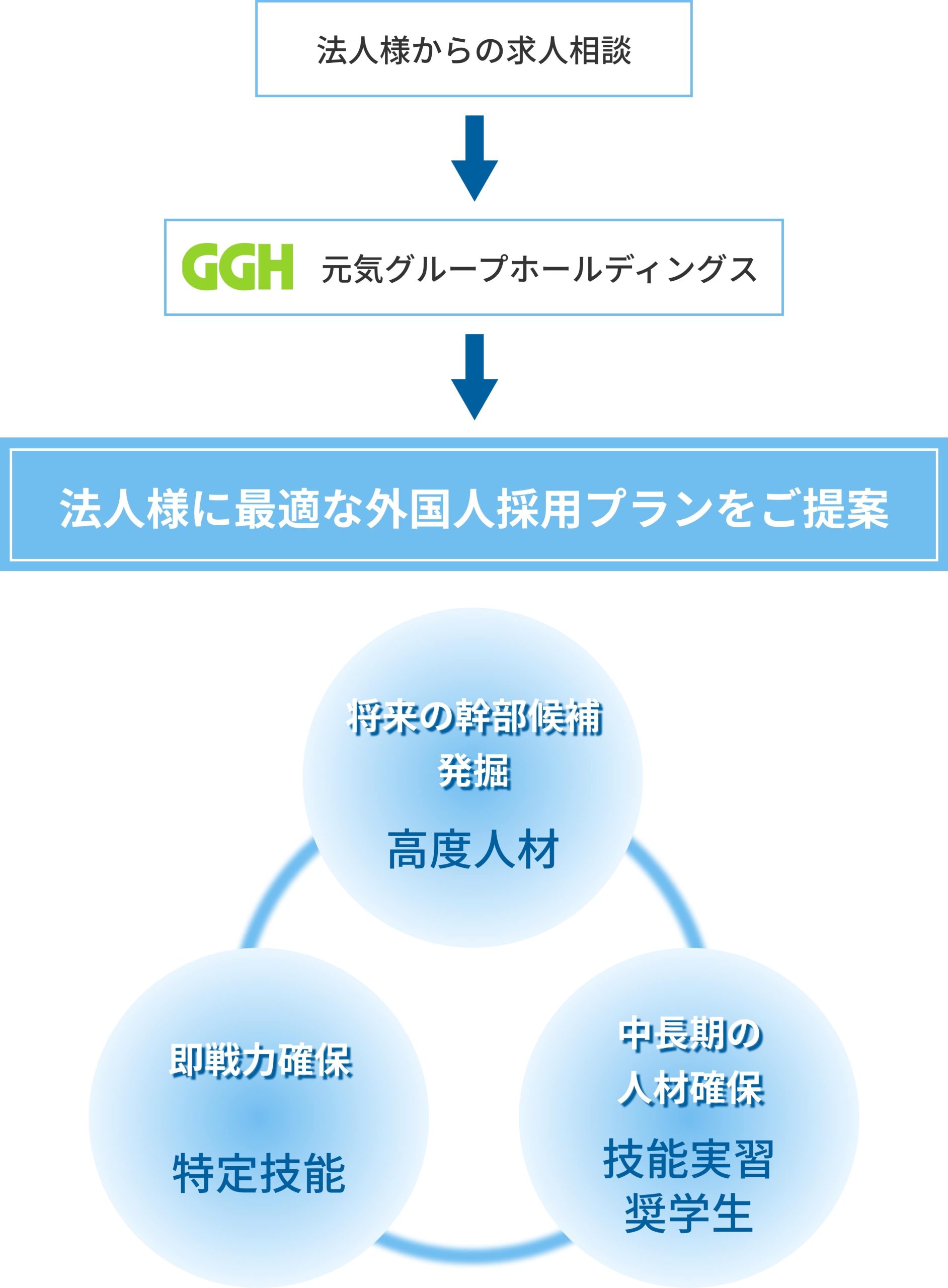 外国人人材を採用するためのスキーム